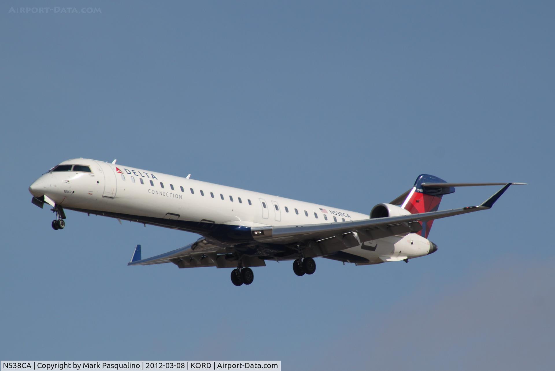 N538CA, 2008 Bombardier CRJ-900ER (CL-600-2D24) C/N 15157, CL600-2D24