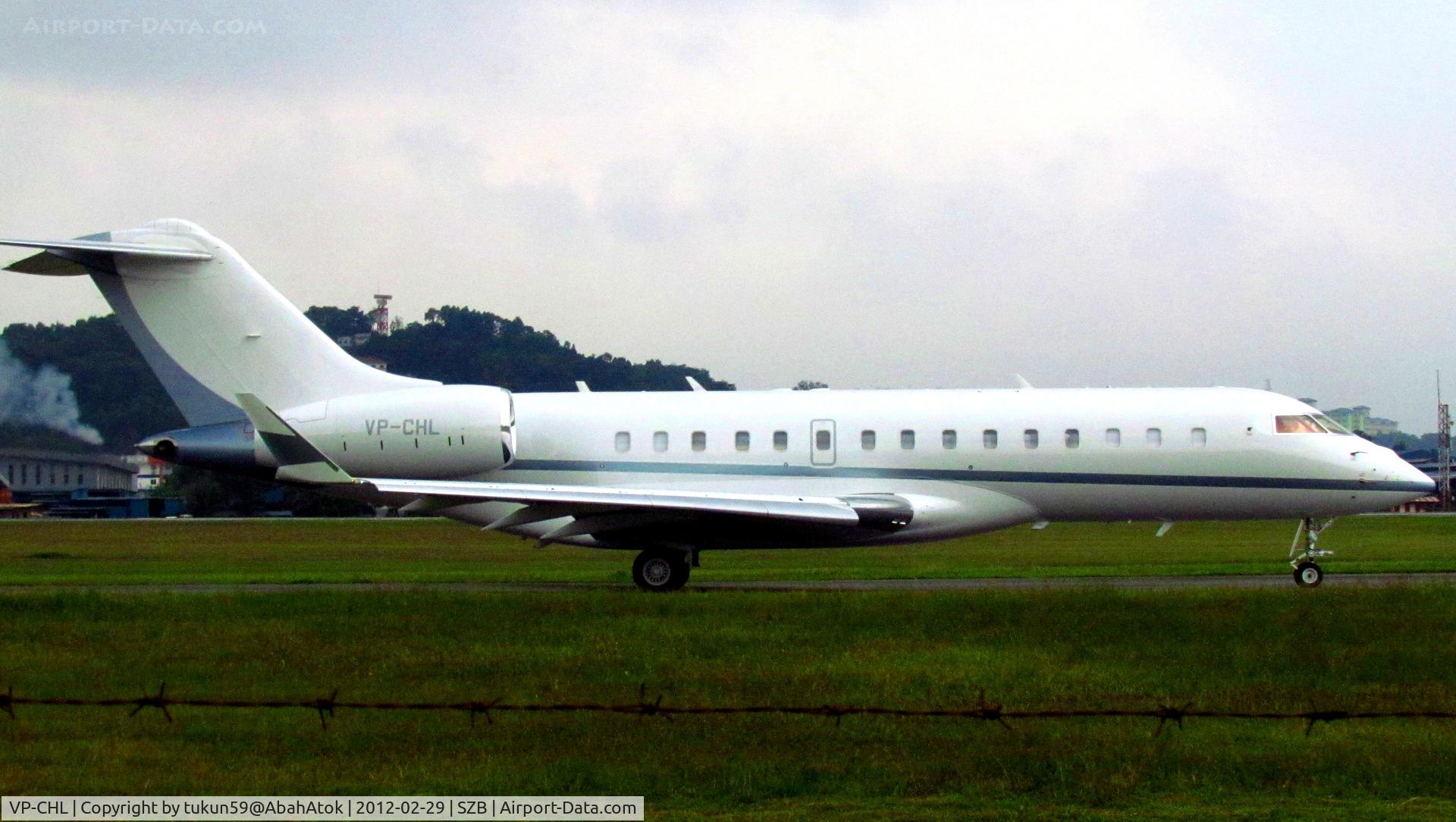 VP-CHL, 2010 Bombardier BD-700-1A10 Global Express C/N 9391, Private Plane
