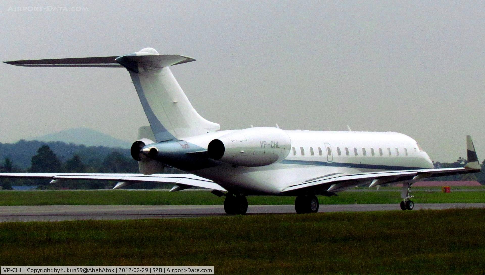 VP-CHL, 2010 Bombardier BD-700-1A10 Global Express C/N 9391, Private Plane