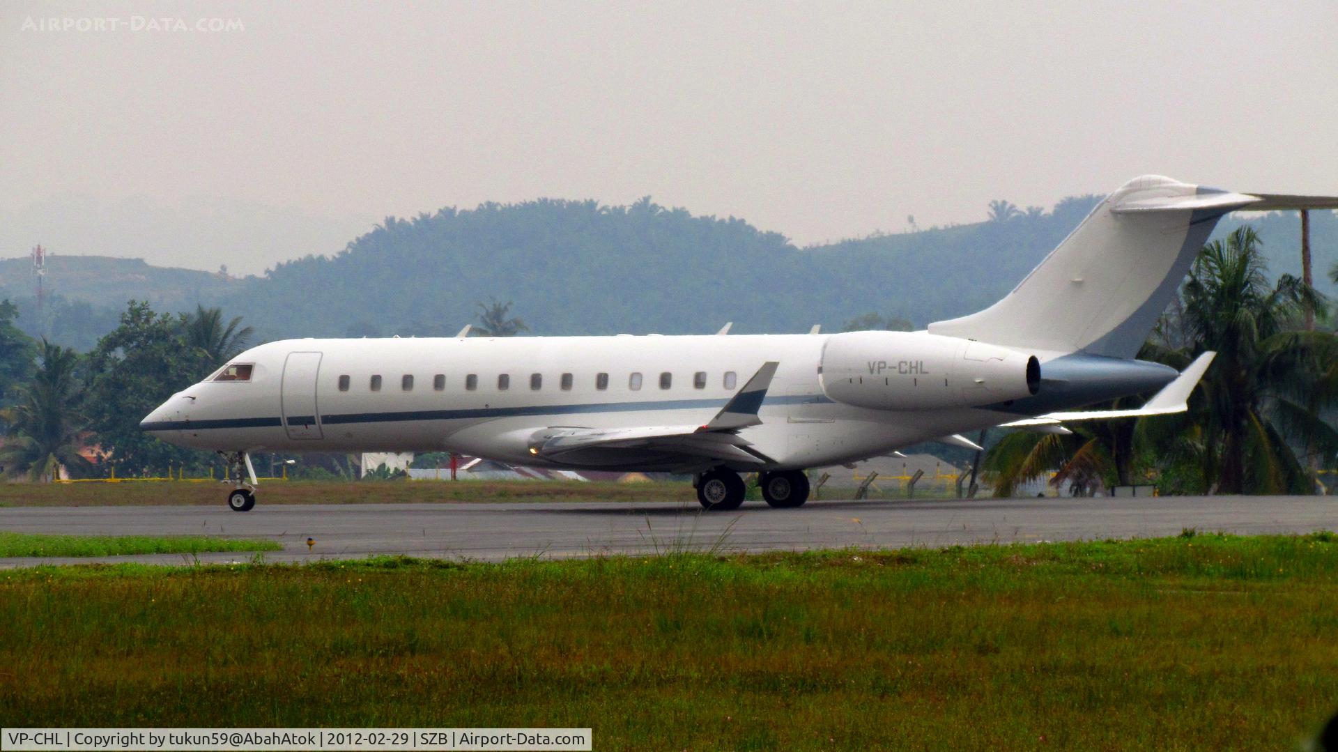 VP-CHL, 2010 Bombardier BD-700-1A10 Global Express C/N 9391, Private Plane