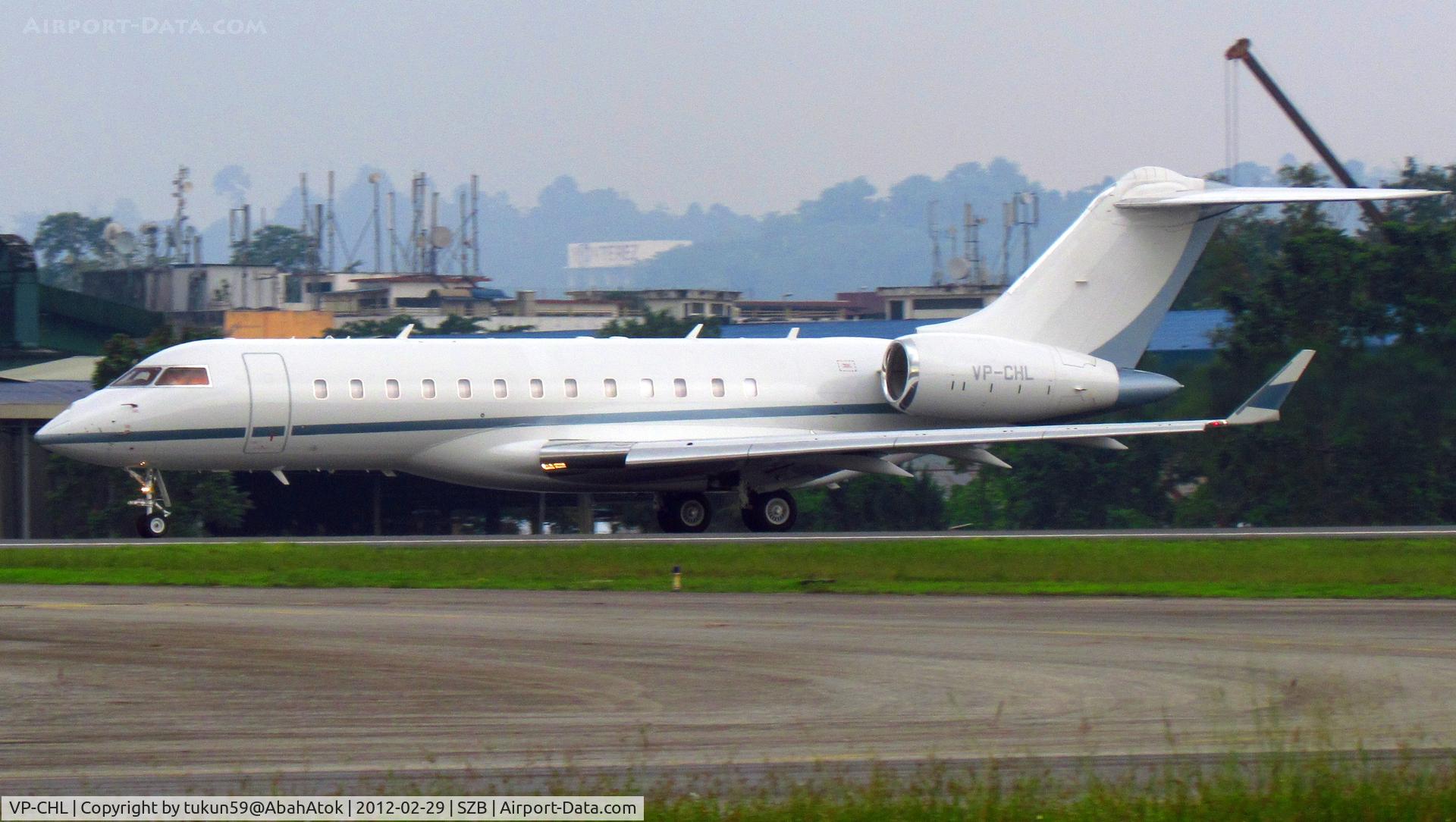 VP-CHL, 2010 Bombardier BD-700-1A10 Global Express C/N 9391, Private Plane