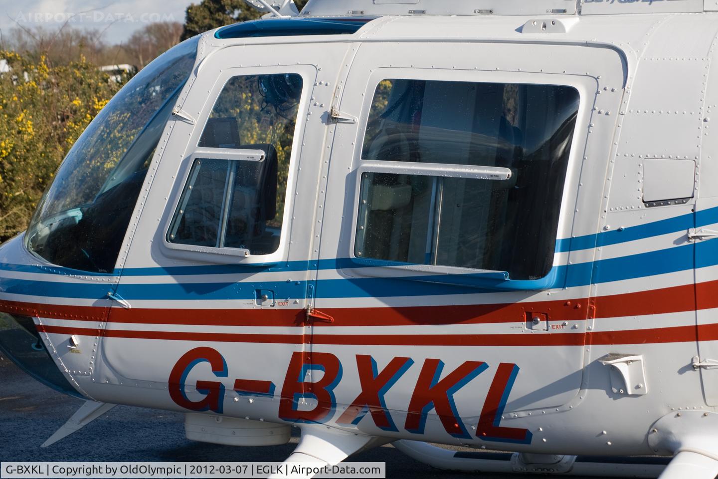 G-BXKL, 1980 Bell 206B JetRanger II C/N 3006, On the set of the film 