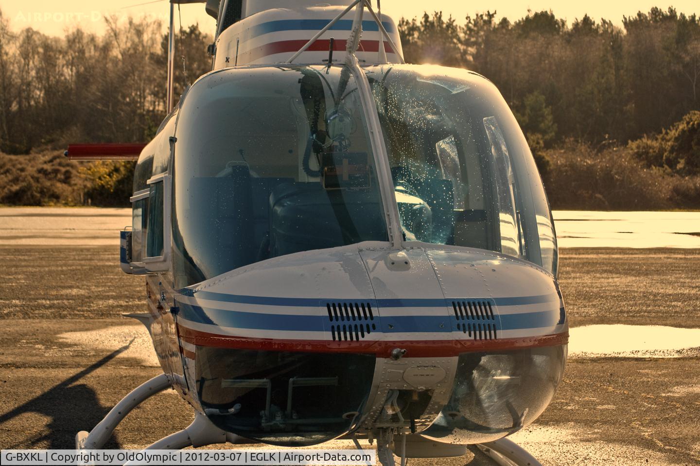 G-BXKL, 1980 Bell 206B JetRanger II C/N 3006, On the set of the film 