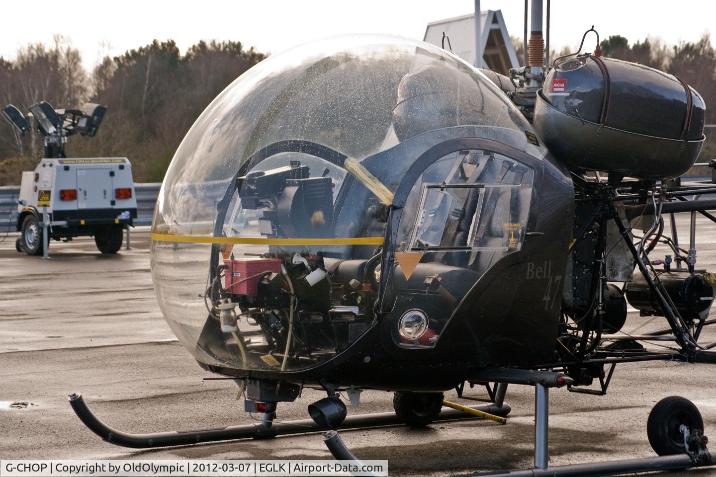 G-CHOP, 1966 Westland 47G-3B-1 C/N WAN-79, Bubble shot