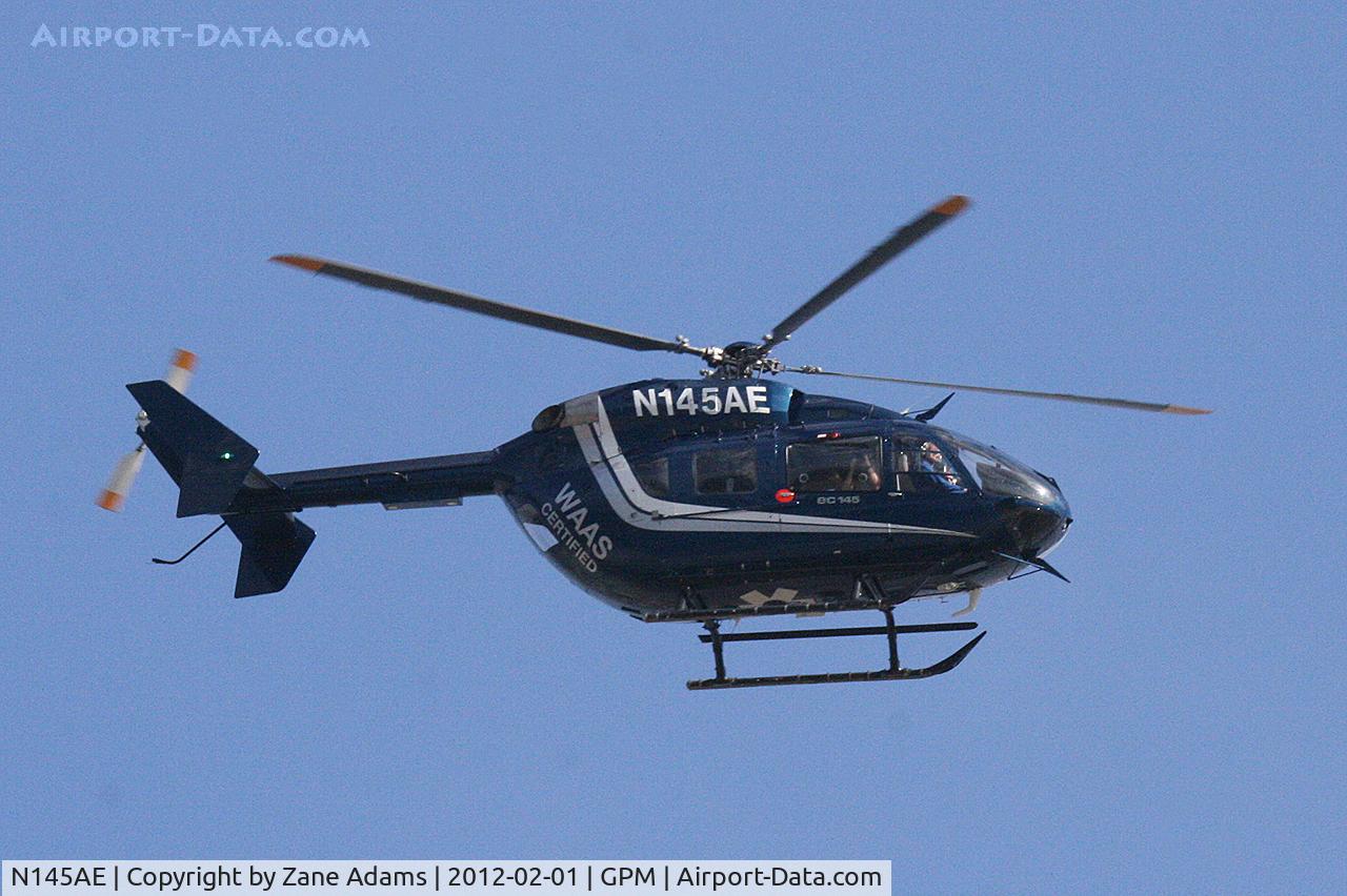 N145AE, 2001 Eurocopter-Kawasaki EC-145 (BK-117C-2) C/N 9005, At Grand Prairie Municipal