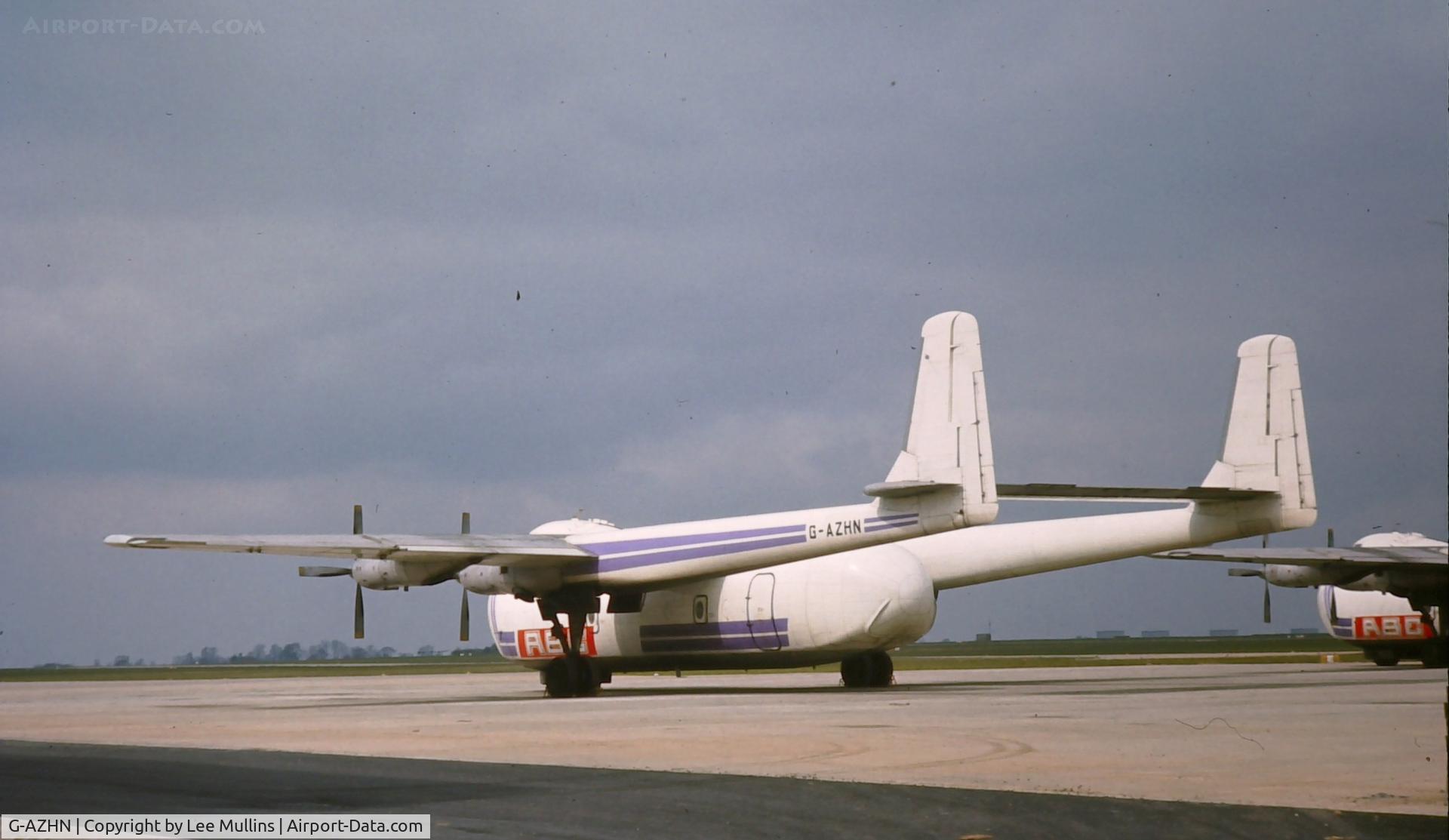 G-AZHN, 1960 Armstrong Whitworth AW650 Argosy 101 C/N 6657, ABC at East Midlands C1972