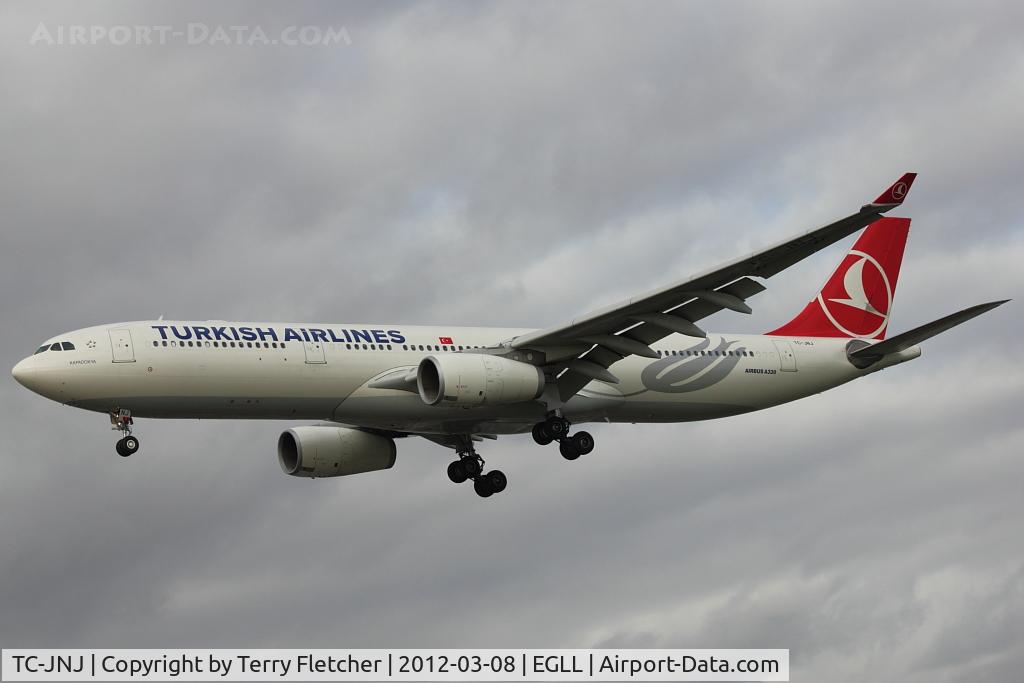 TC-JNJ, 2010 Airbus A330-343X C/N 1170, Turkish Airlines 2010 Airbus A330-343X, c/n: 1170 at Heathrow