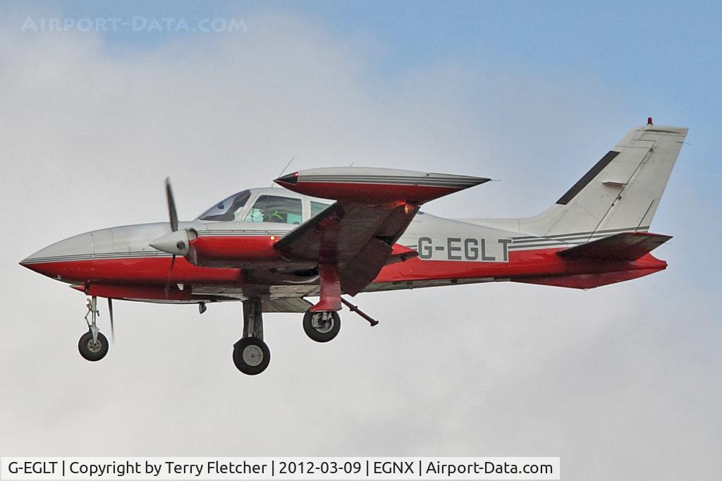 G-EGLT, 1980 Cessna 310R C/N 310R-1874, Coventry based 1980 Cessna 310R, c/n: 310R-1874 arriving at East Midlands Airport