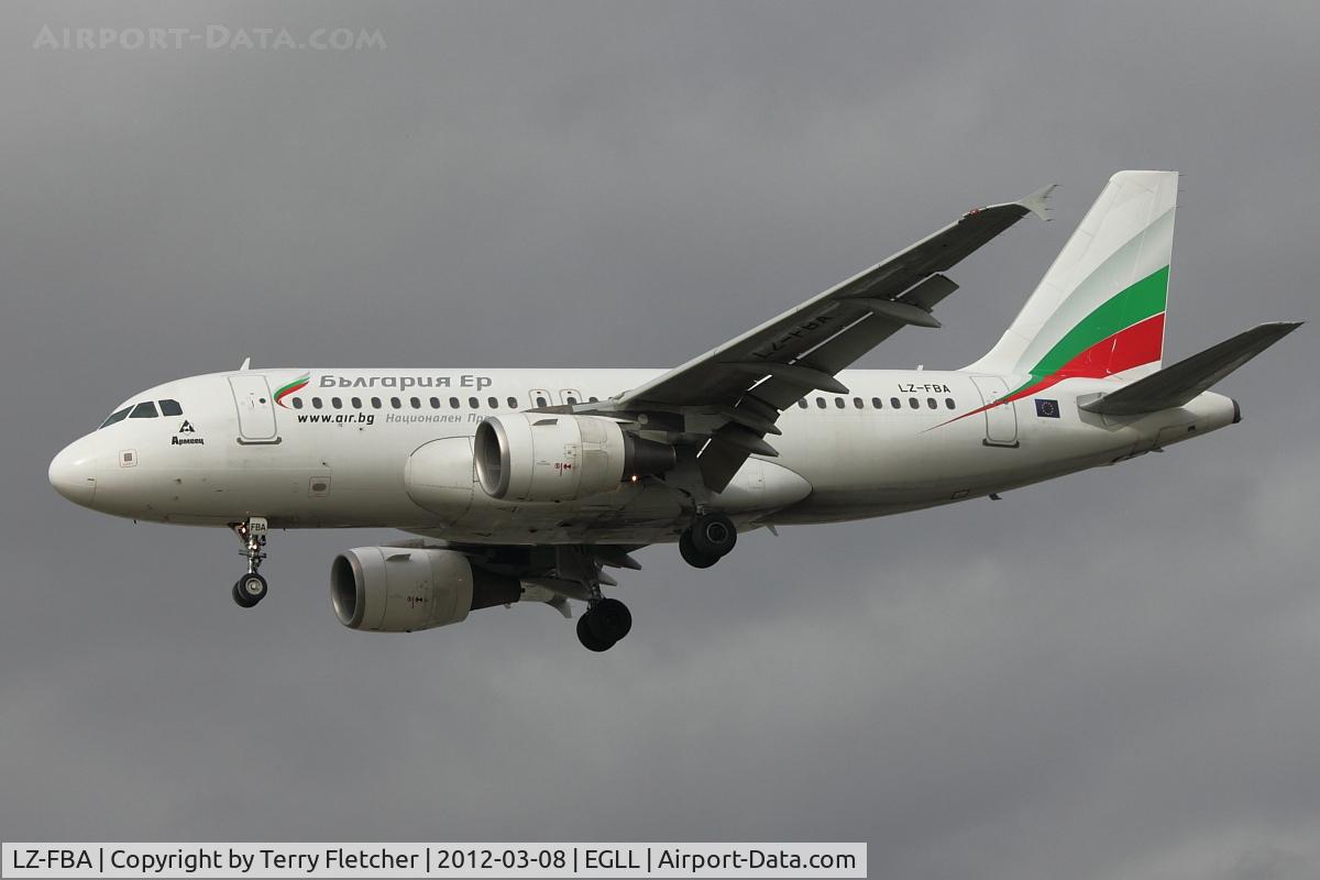 LZ-FBA, 2008 Airbus A319-112 C/N 3564, Bulgaria Air 2008 Airbus A319-112, c/n: 3564
at London Heathrow