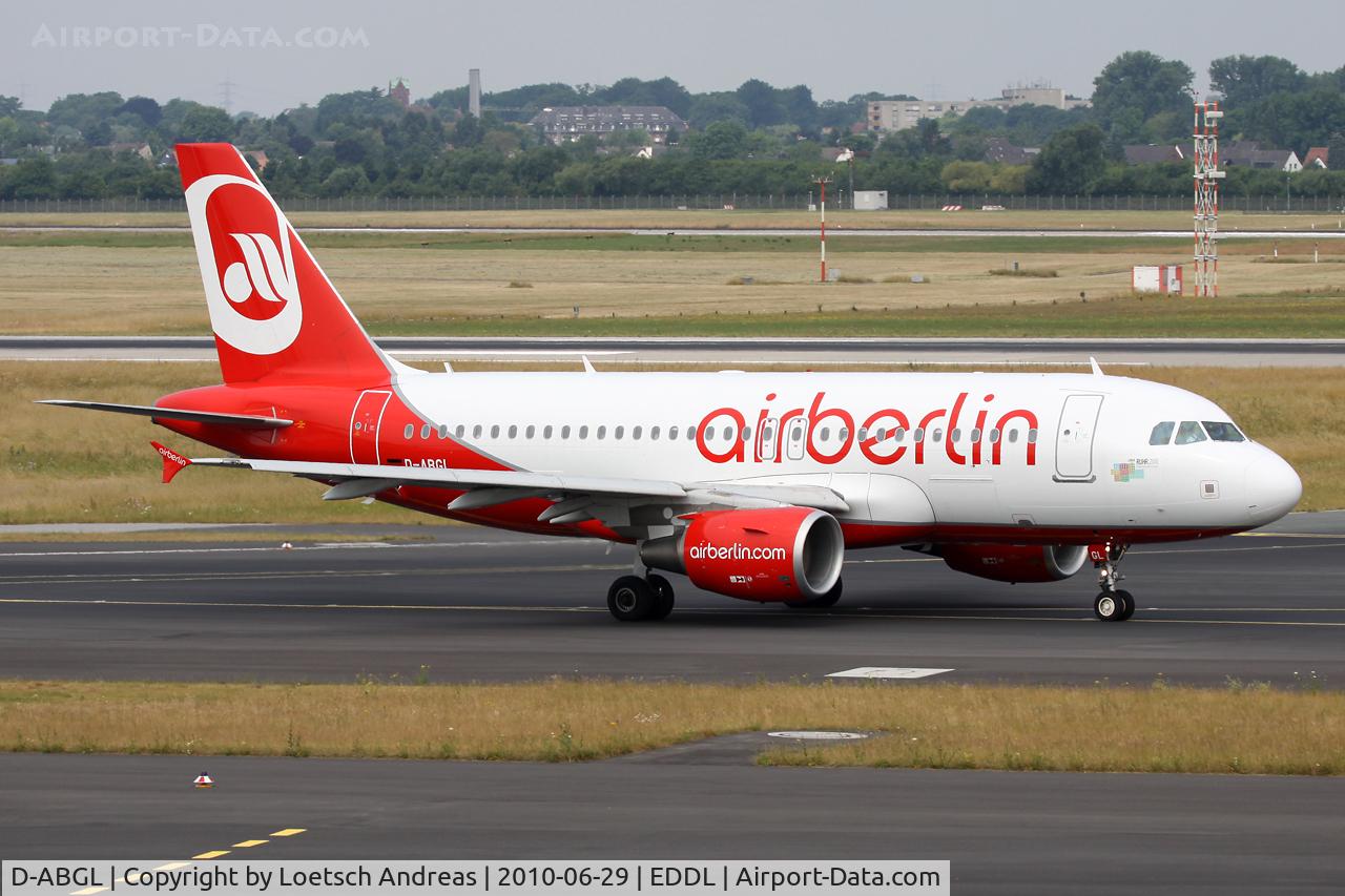 D-ABGL, 2008 Airbus A319-112 C/N 3586, AB taxi to RWY