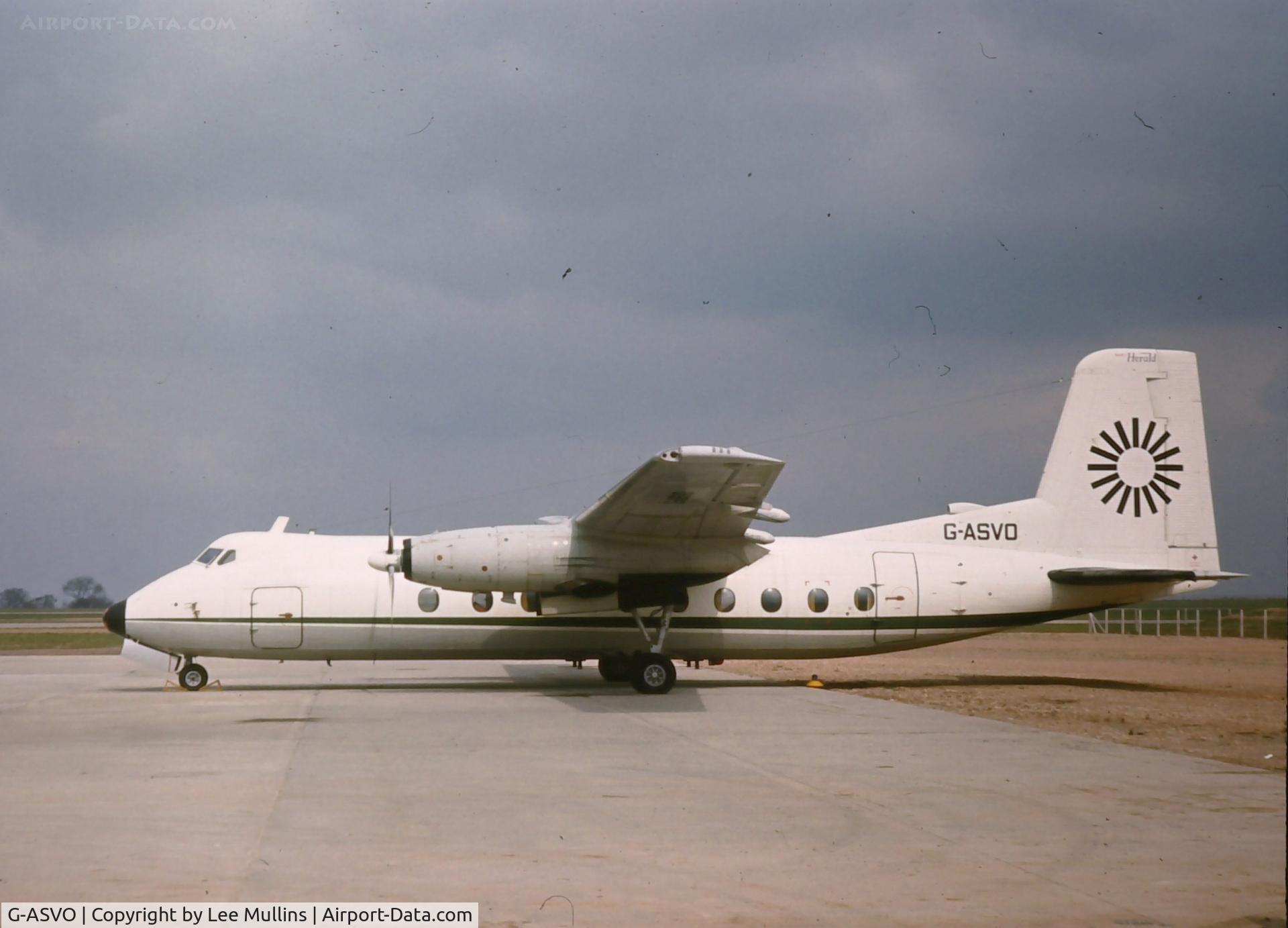 G-ASVO, 1964 Handley Page HPR-7 Herald 214 C/N 185, SADIA C1970