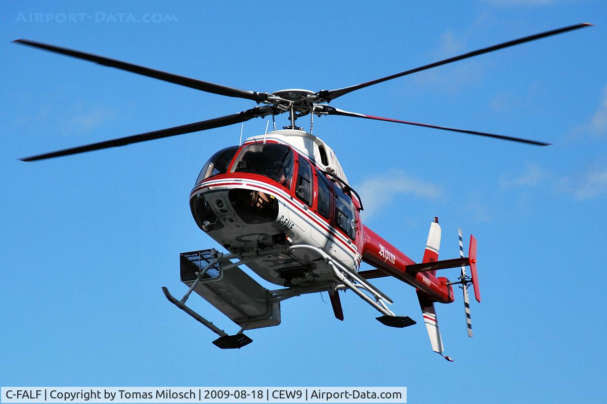 C-FALF, 1998 Bell 407 C/N 53271, Alpine Heliport's, Canmore Municipal, CEW9