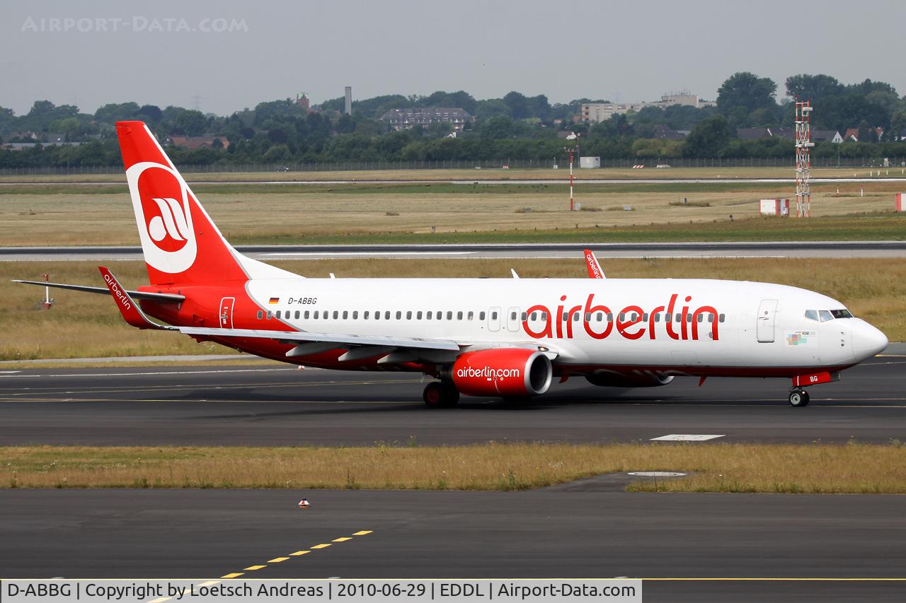D-ABBG, 2002 Boeing 737-86J C/N 32918, Air Berlin taxi ti RWY