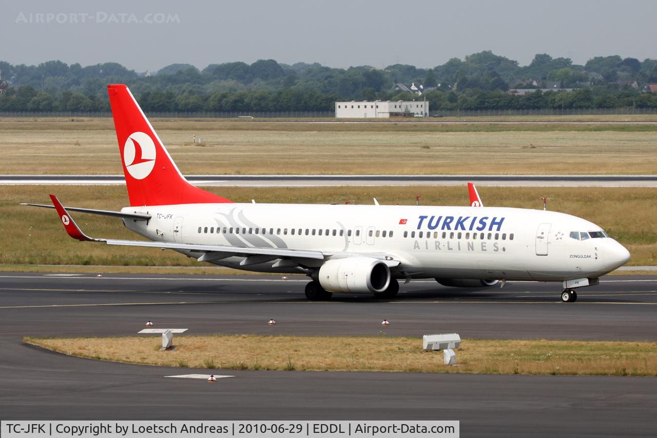 TC-JFK, 1999 Boeing 737-8F2 C/N 29773, Turkish to IST
