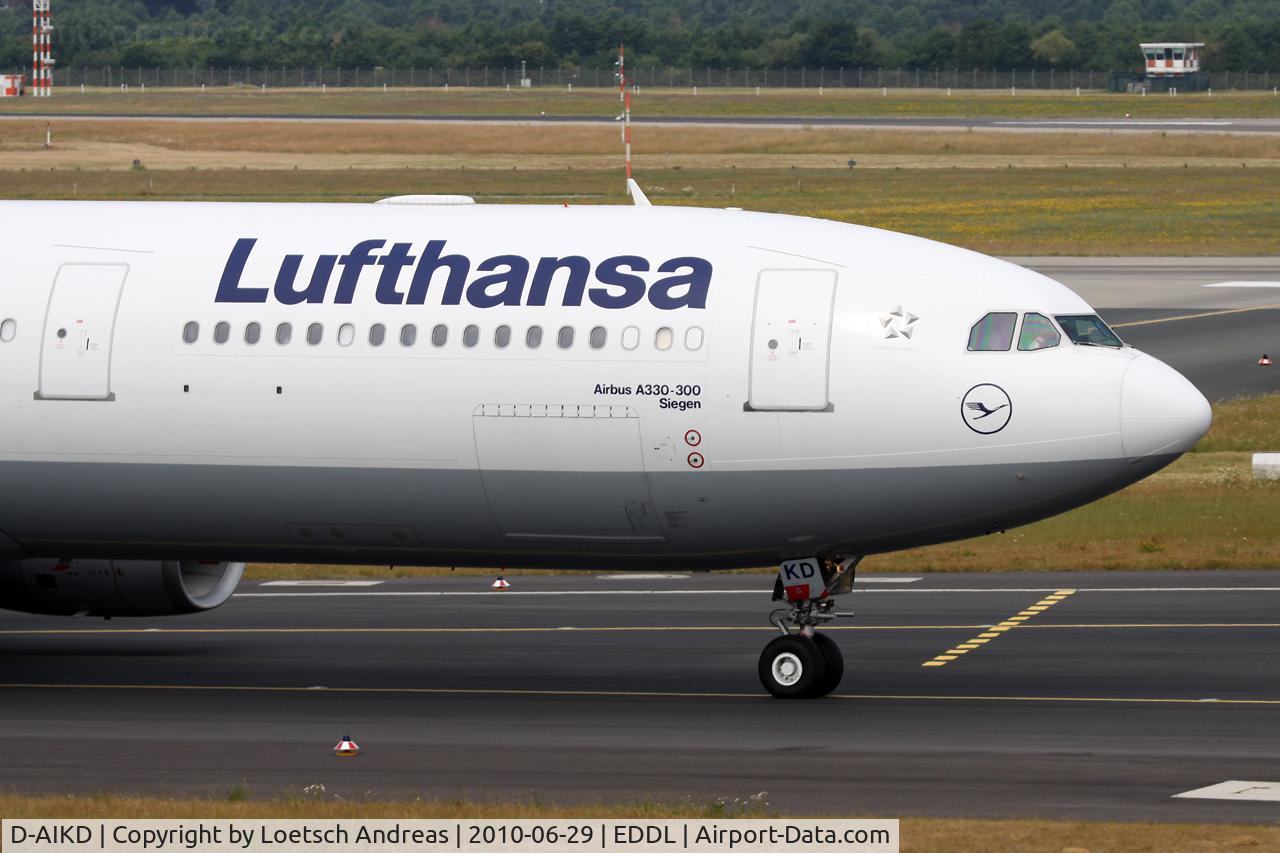 D-AIKD, 2004 Airbus A330-343X C/N 629, named Siegen