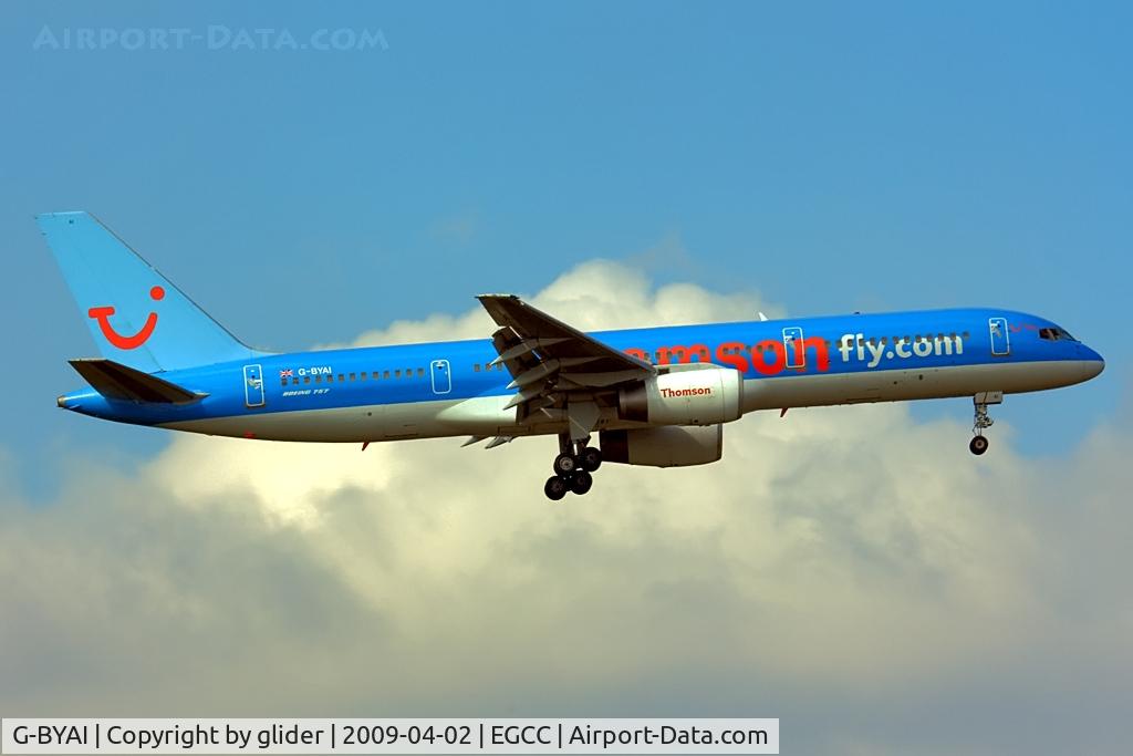 G-BYAI, 1993 Boeing 757-204 C/N 26967, RWY 05L today