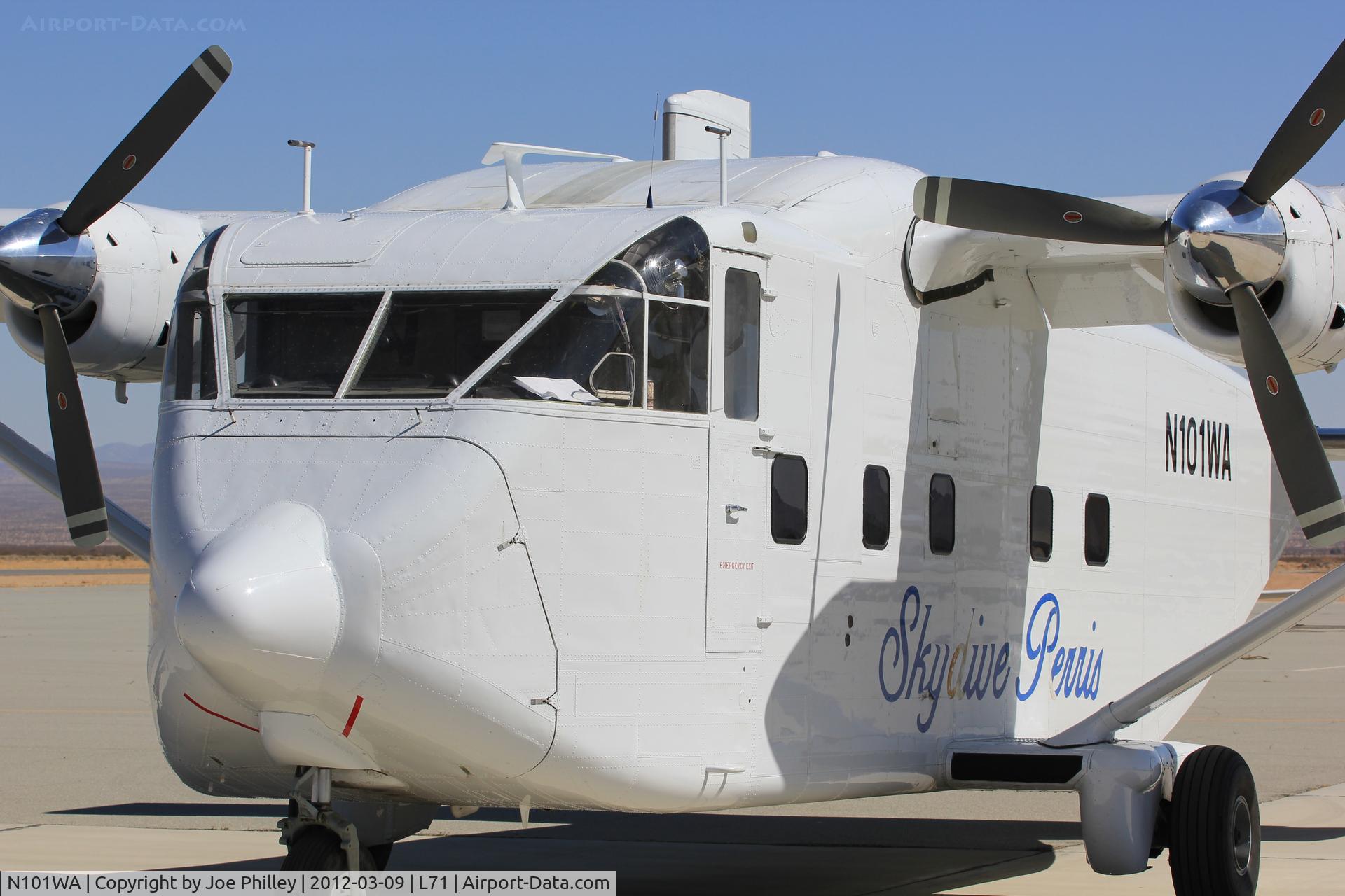 N101WA, 1969 Short SC-7 Skyvan 3 C/N SH.1859, Visiting Cal city