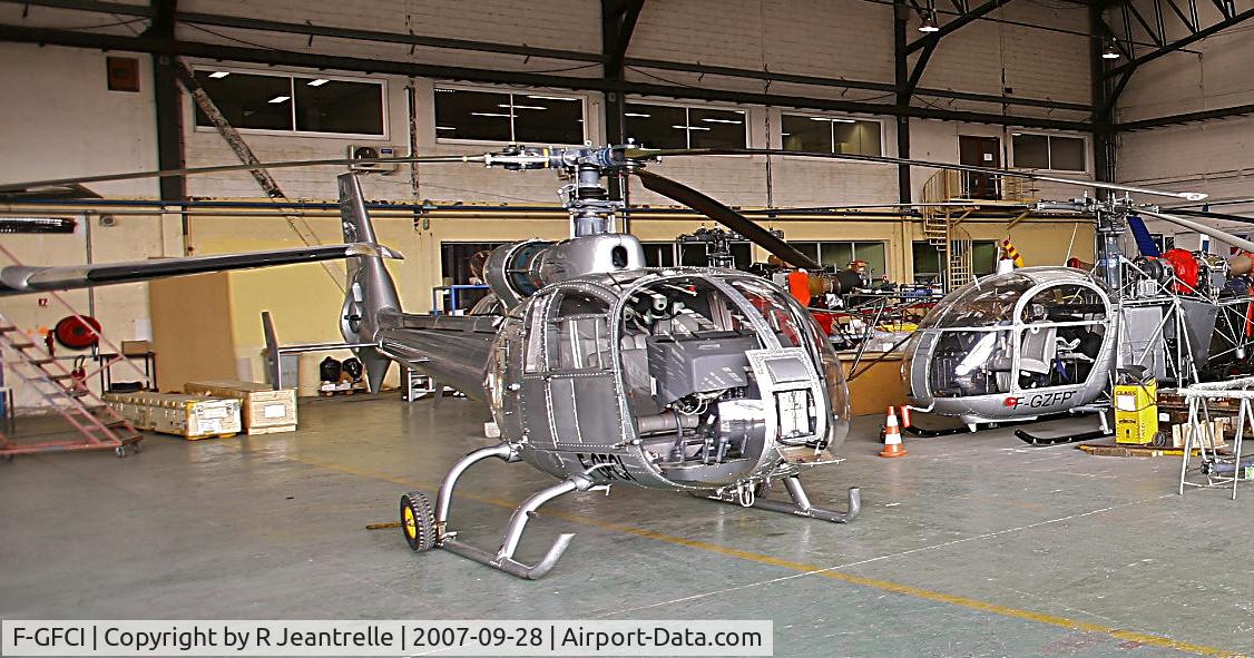 F-GFCI, Aérospatiale SA-341G Gazelle C/N 1206, Maintenance  By AEROMECANIC   Marseille  France