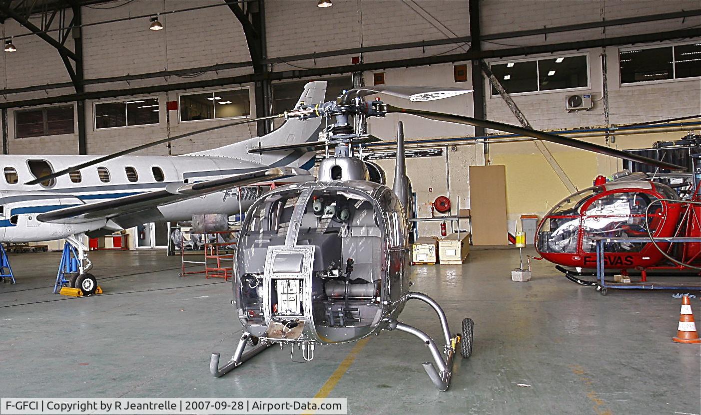 F-GFCI, Aérospatiale SA-341G Gazelle C/N 1206, Maintenance  By AEROMECANIC   Marseille  France
