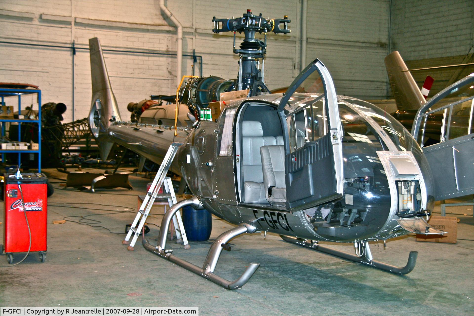 F-GFCI, Aérospatiale SA-341G Gazelle C/N 1206, Maintenance  By AEROMECANIC   Marseille  France