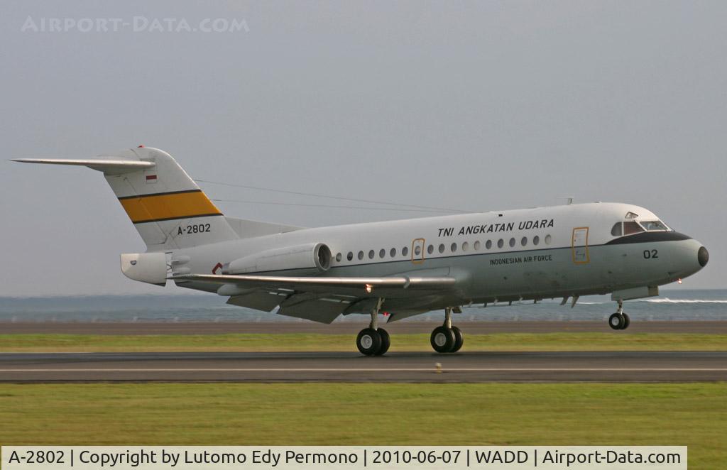 A-2802, 1975 Fokker F.28-3000 Fellowship C/N 11113, Indonesian Air Force