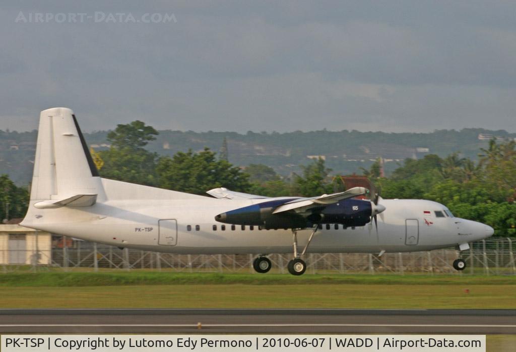 PK-TSP, 1996 Fokker F-27-500 Friendship C/N 20316, Indonesian Air Transport