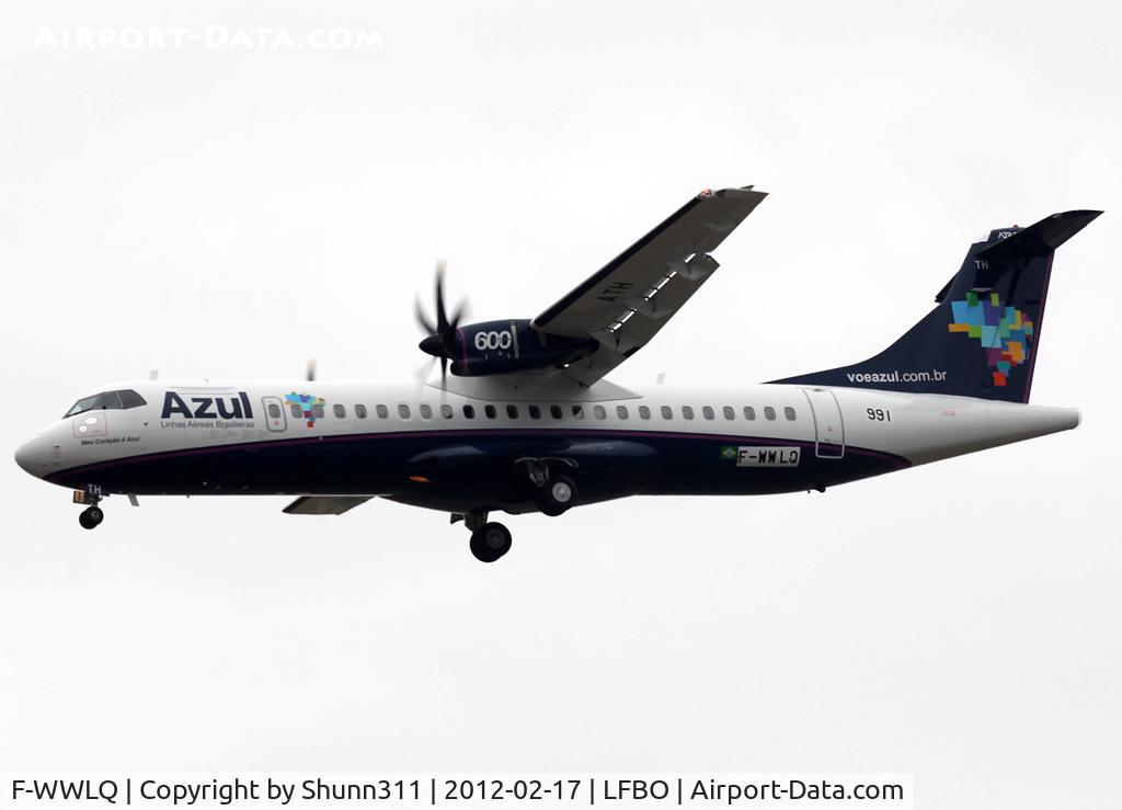 F-WWLQ, 2012 ATR 72-600 C/N 991, C/n 991 - To be PR-ATH