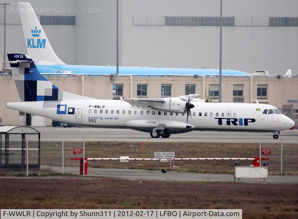 F-WWLR, 2012 ATR 72-600 C/N 992, C/n 992 - To be PR-TKL