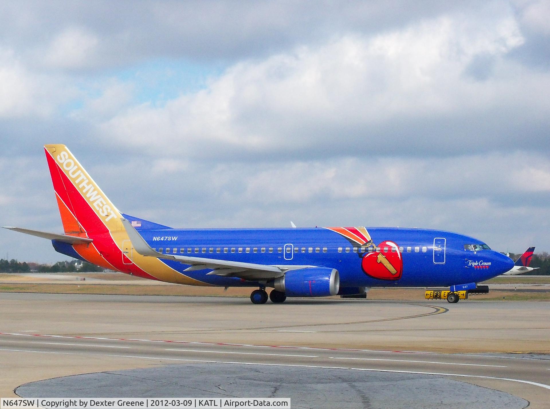 N647SW, 1997 Boeing 737-3H4 C/N 27717, Southwest Airlines Boeing 737-300