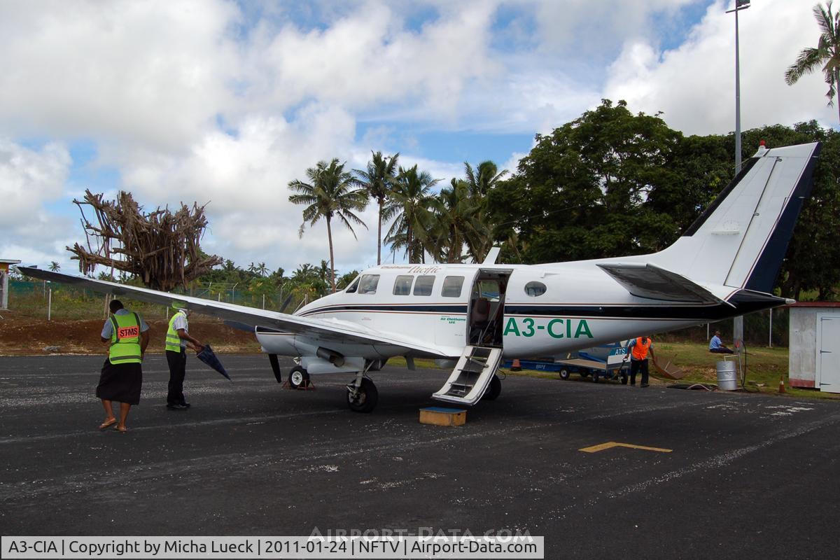 A3-CIA, 1976 Beech 65-B80 Queen Air Queen Air C/N LD-506, At Vava'u