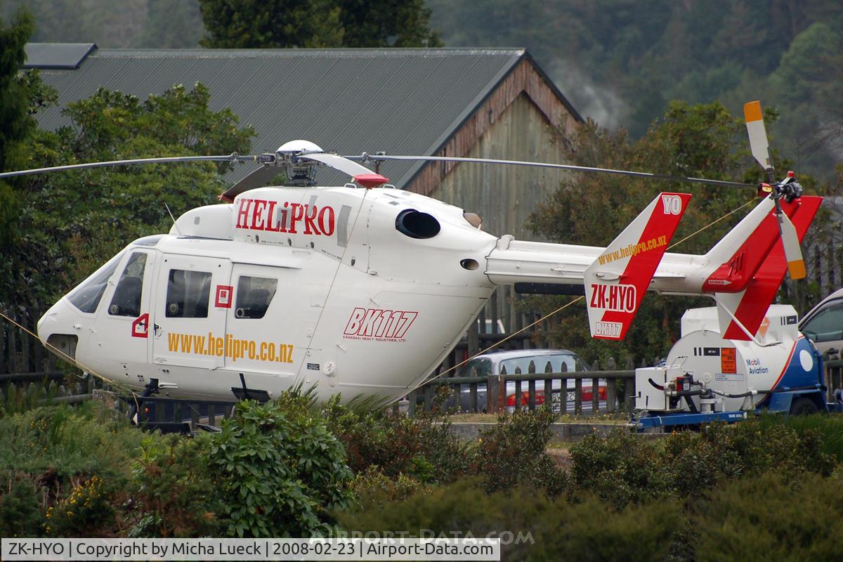 ZK-HYO, Aerospatiale AS-350D AStar Mk3 C/N 1186, At Whakarewarewa