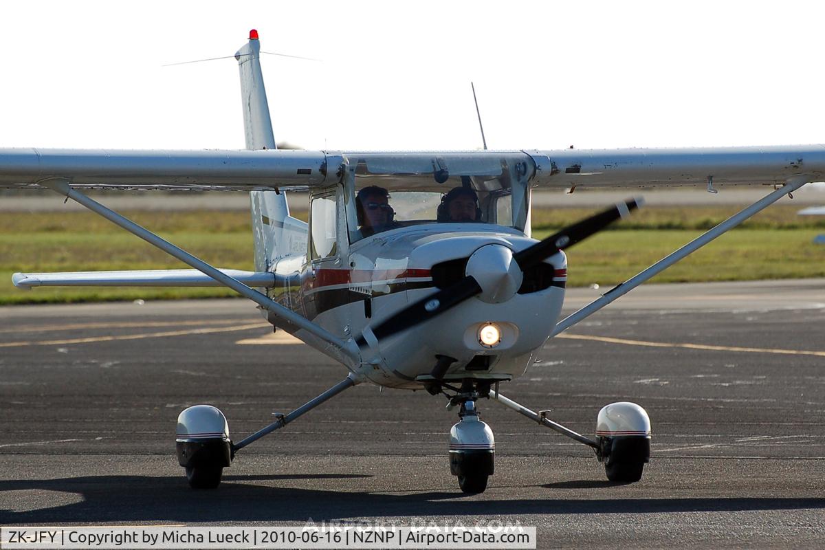 ZK-JFY, Cessna 152 C/N 15284398, At New Plymouth