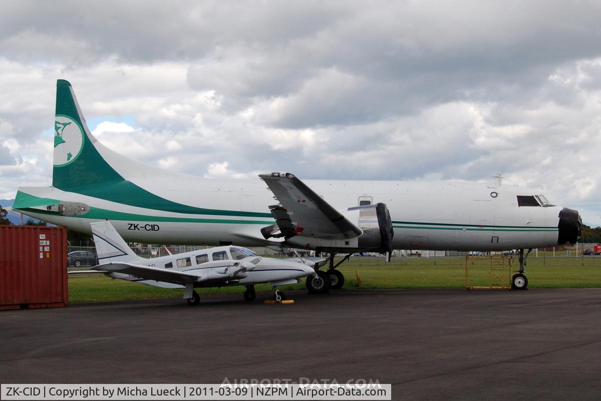 ZK-CID, 1956 Convair 580(F) C/N 385, At Palmerston North