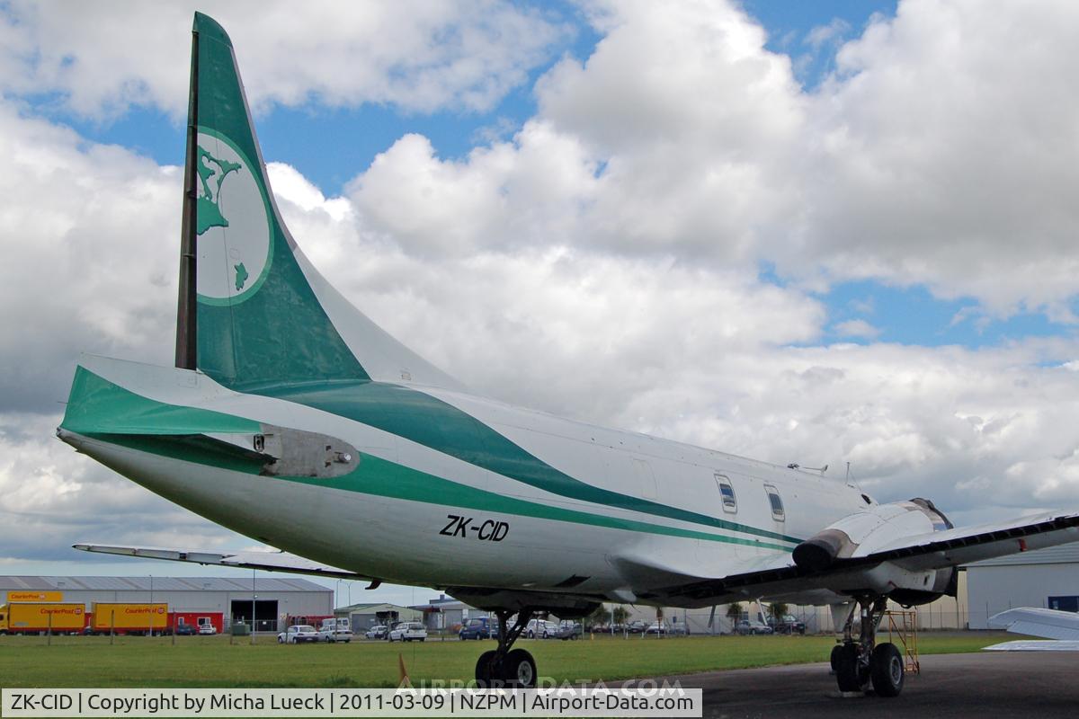 ZK-CID, 1956 Convair 580(F) C/N 385, At Palmerston North