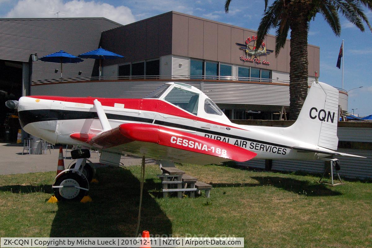 ZK-CQN, 1966 Cessna A188A Agwagon C/N 188-0109, At Tauranga Classic Flyers