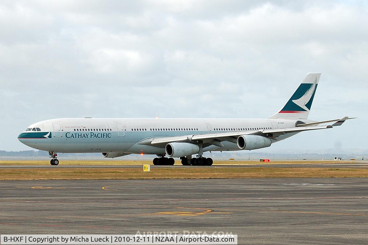 B-HXF, Airbus A340-313 C/N 160, At Auckland
