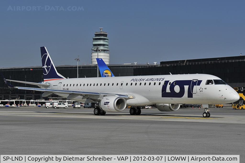 SP-LND, 2012 Embraer 195LR (ERJ-190-200LR) C/N 19000516, LOT Embraer 195