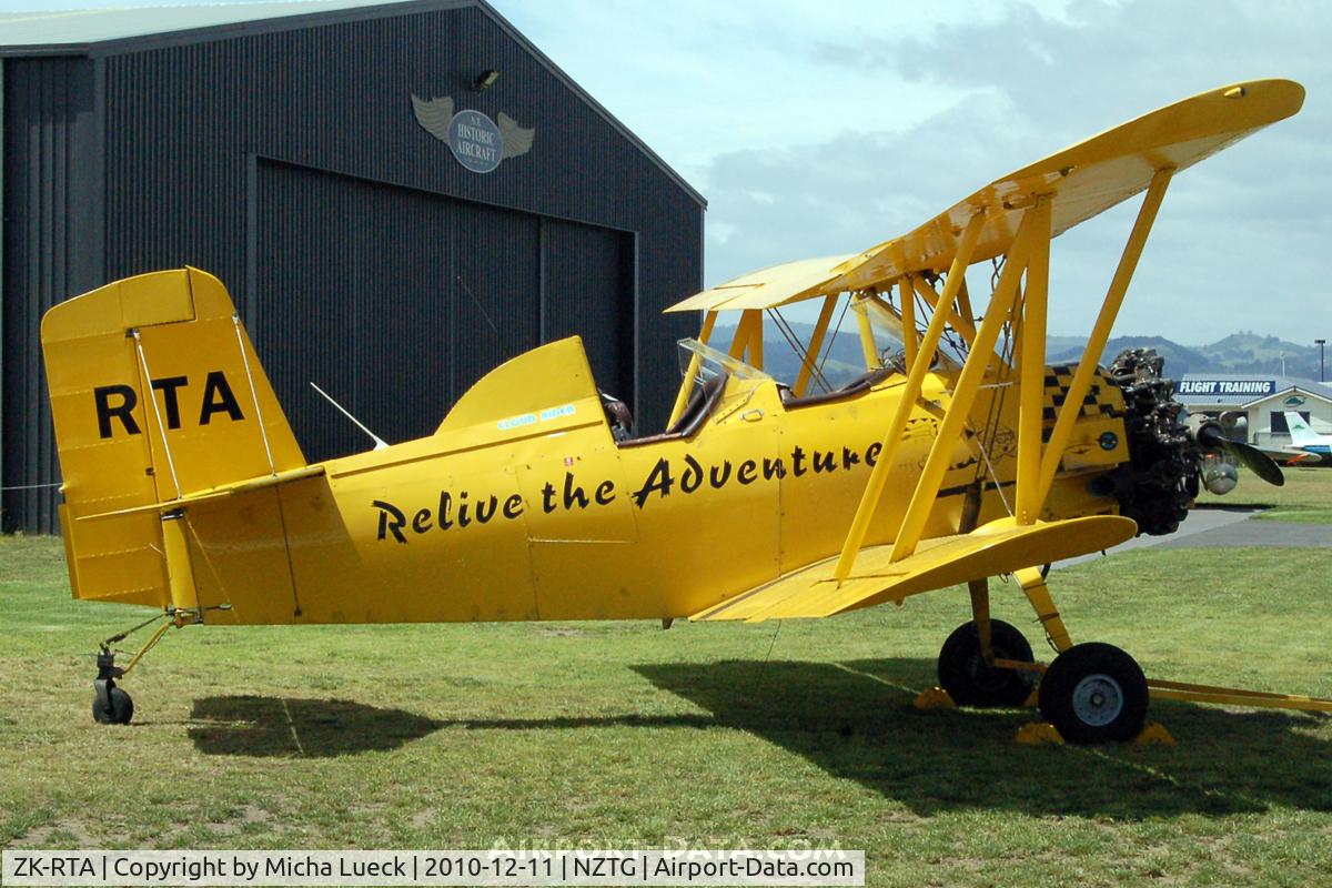 ZK-RTA, Grumman G-164A C/N 441, At Tauranga