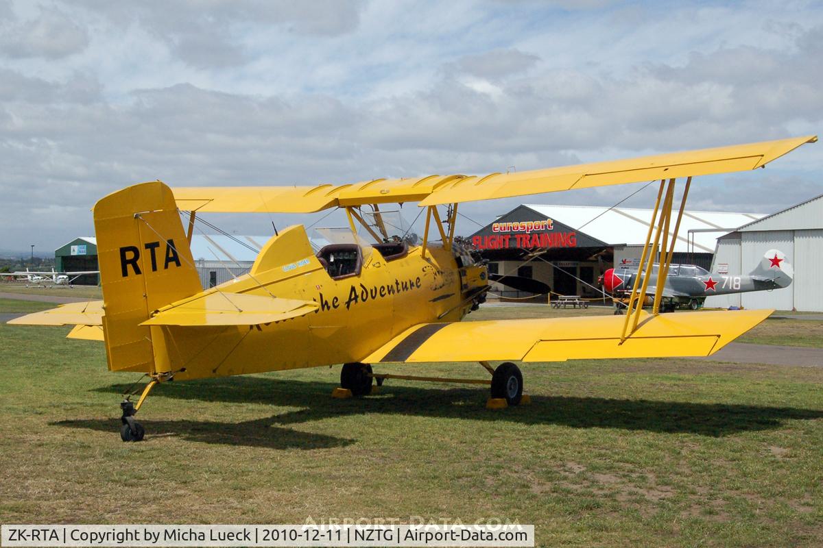 ZK-RTA, Grumman G-164A C/N 441, At Tauranga
