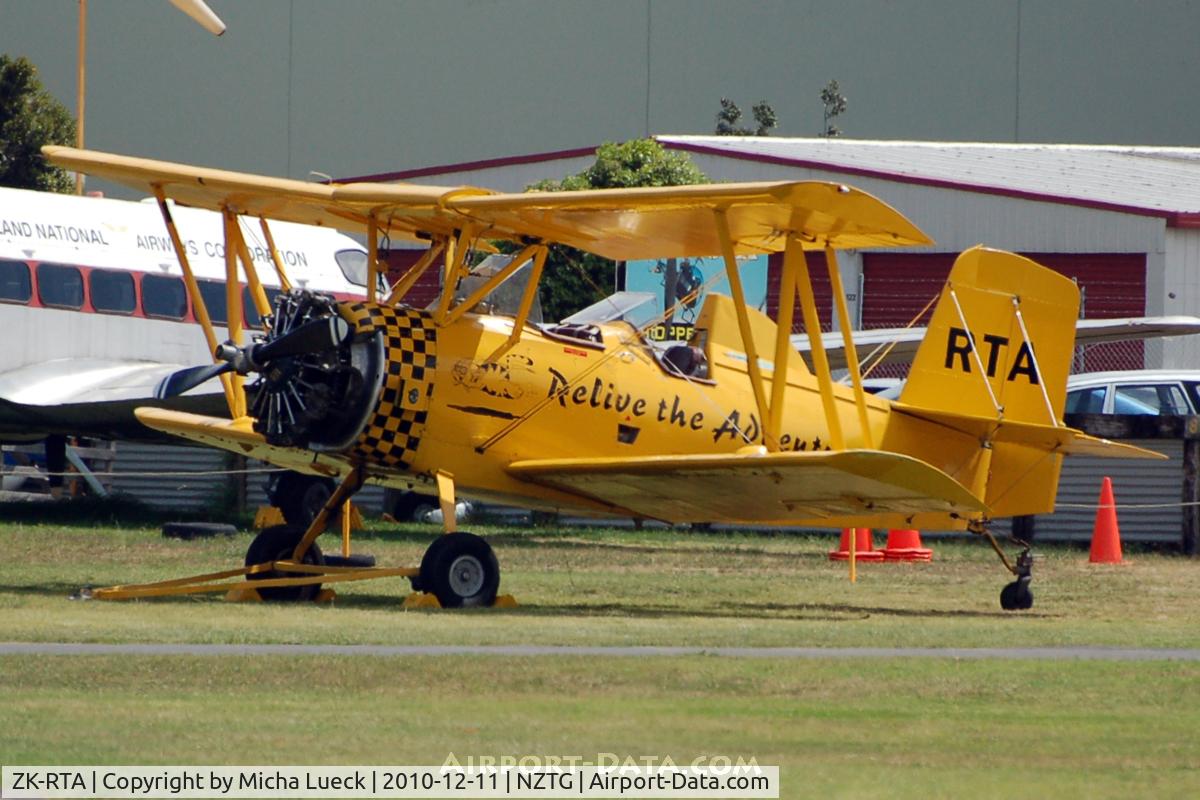 ZK-RTA, Grumman G-164A C/N 441, At Tauranga