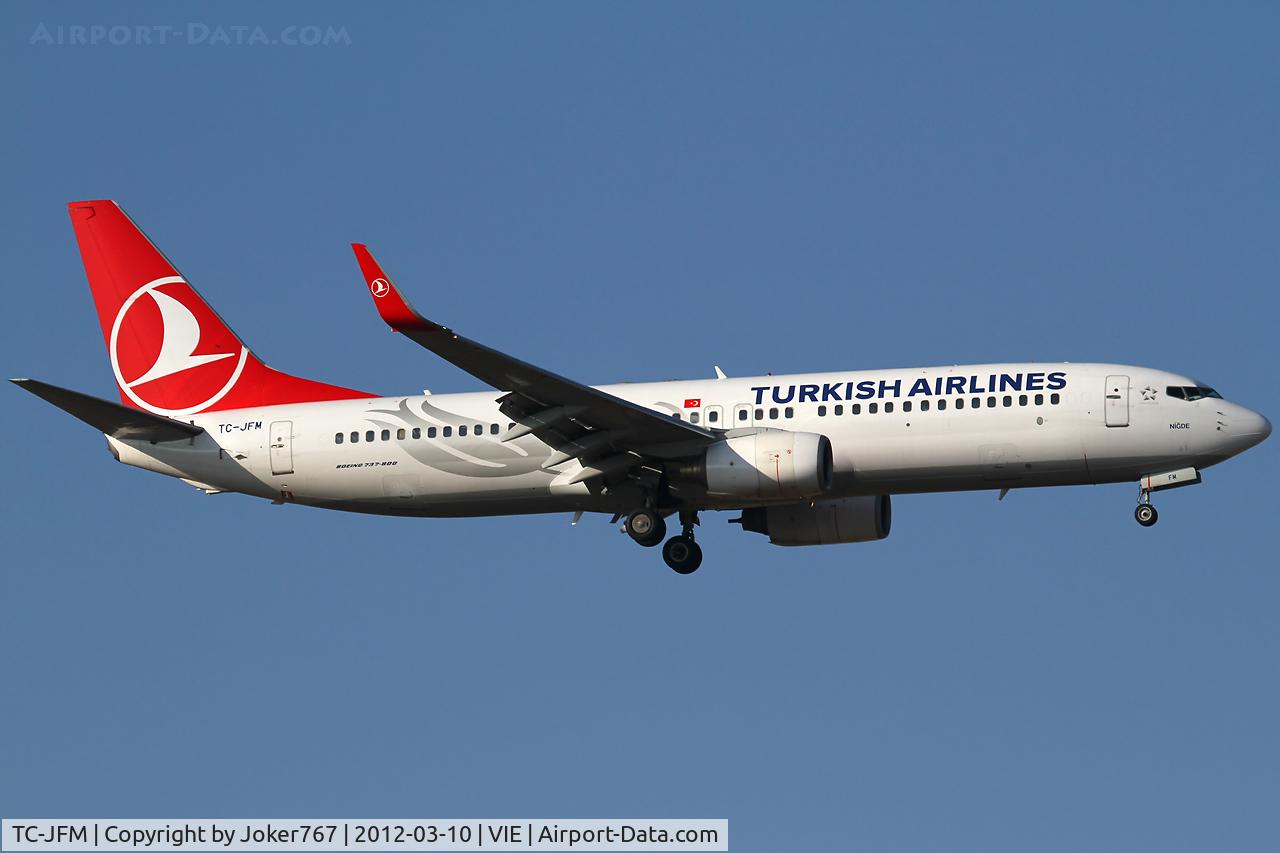 TC-JFM, 1999 Boeing 737-8F2 C/N 29775, Turkish Airlines