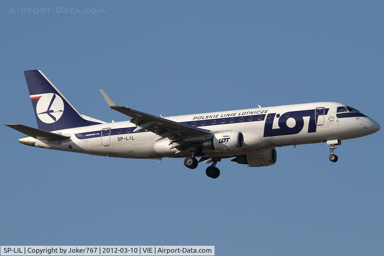 SP-LIL, 2010 Embraer 175LR (ERJ-170-200LR) C/N 17000306, LOT Polish Airlines
