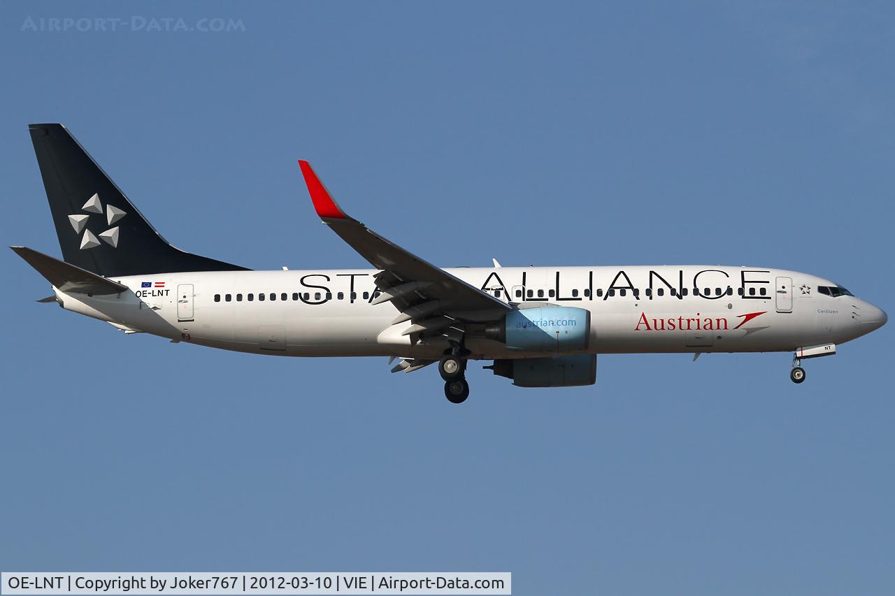 OE-LNT, 2006 Boeing 737-8Z9 C/N 33834, Austrian Airlines