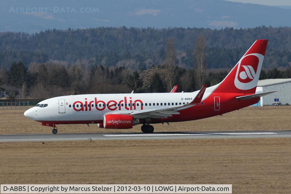 D-ABBS, 2001 Boeing 737-76N C/N 28654, Air Berlin at LOWG