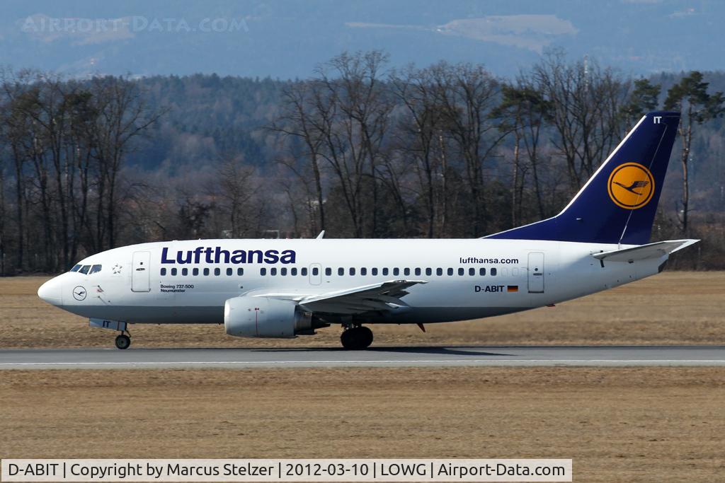 D-ABIT, 1991 Boeing 737-530 C/N 24943, Lufthansa regular traffic