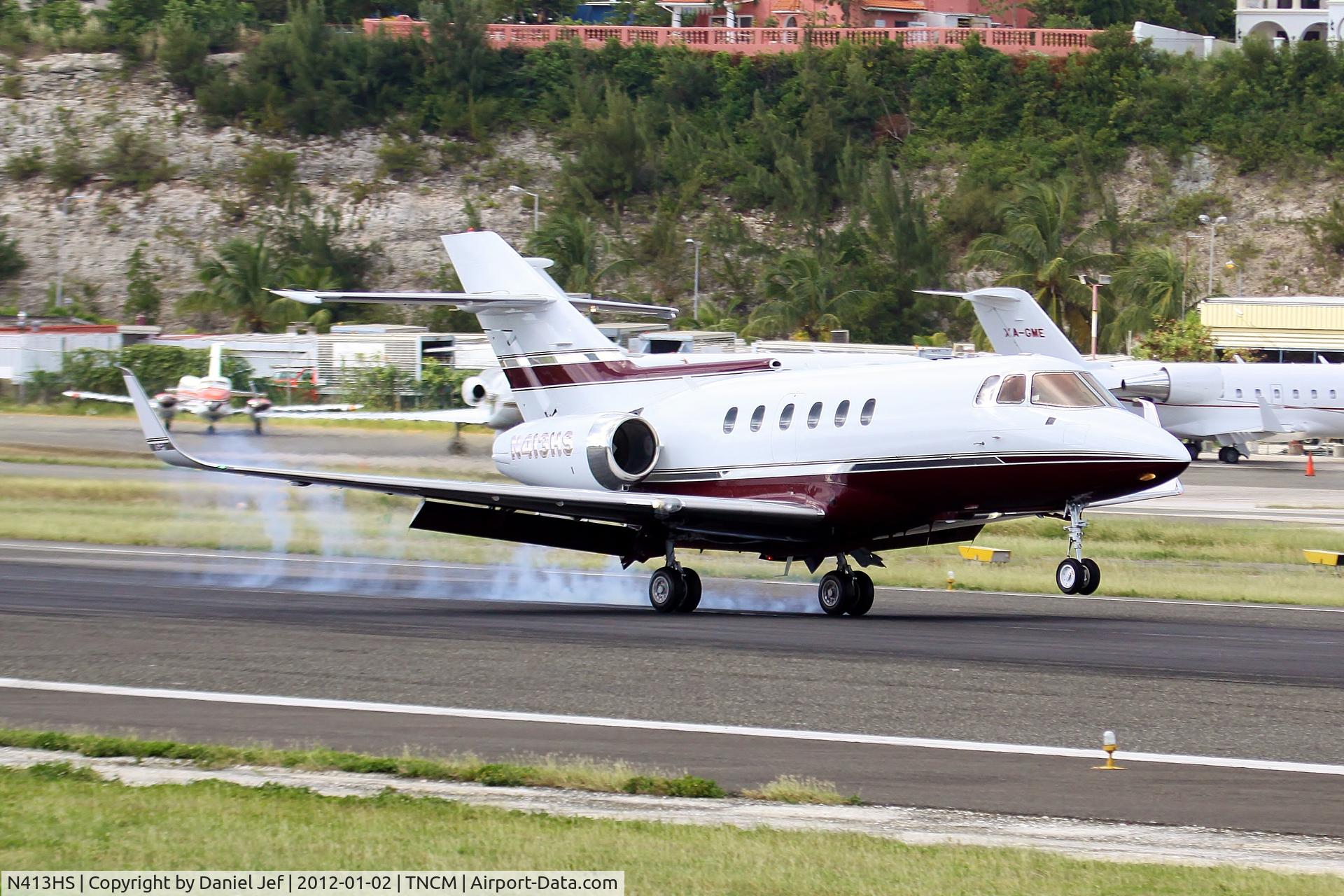 N413HS, British Aerospace BAe.125 Series 800A C/N 258119, N413HS