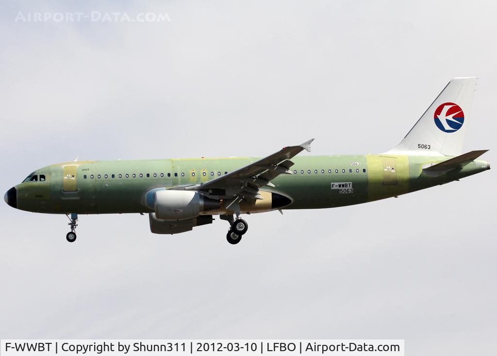 F-WWBT, 2012 Airbus A320-214 C/N 5063, C/n 5063 - For China Eastern Airlines