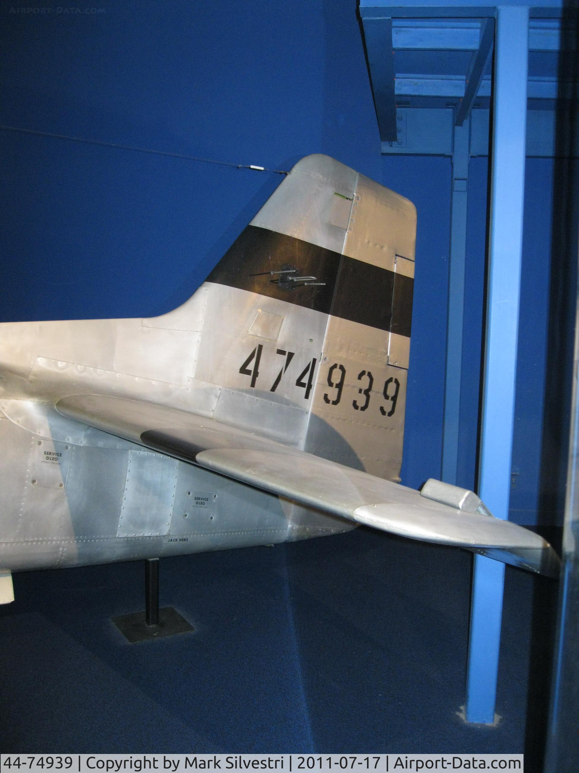 44-74939, 1944 North American P-51D Mustang C/N 122-41479, At Air & Space in D.C.