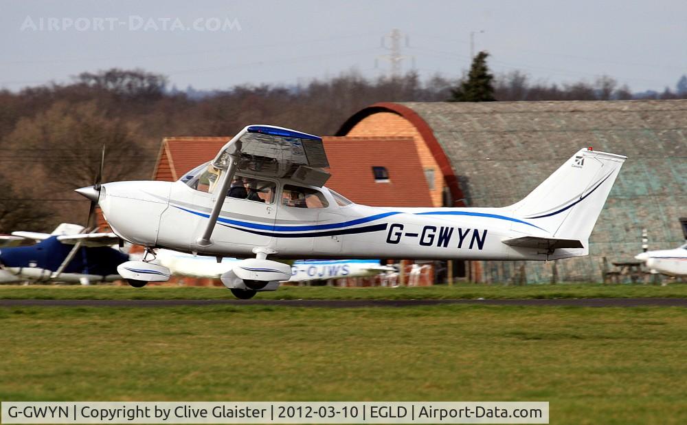 G-GWYN, 1974 Reims F172M Skyhawk Skyhawk C/N 1217, Ex: PH-TWN > G-GWYN - Originally owned to, Citation Flying Services in March 1981 and currently with and a trustee of, Magic Carpet Flying Co since July 2003 - Departing Denham for Old Buckenham