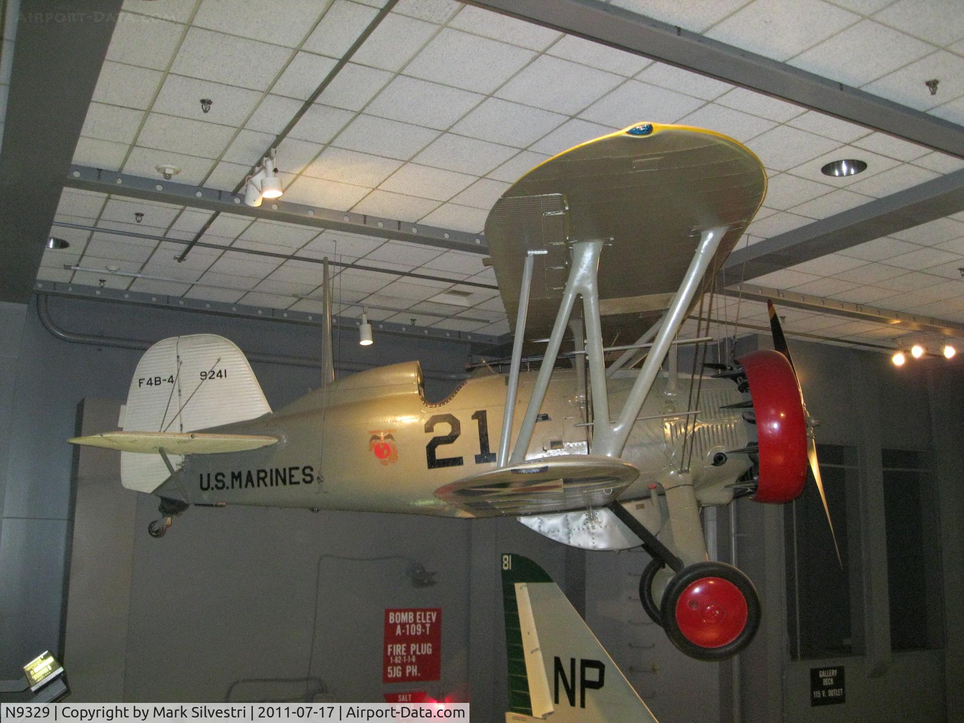N9329, 1940 Boeing F4B-4 C/N 1757, National Air and Space Museum, Washington, DC